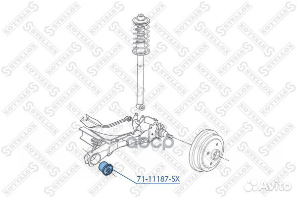 71-11187-SX сайлентблок зад. балки VW Polo 94