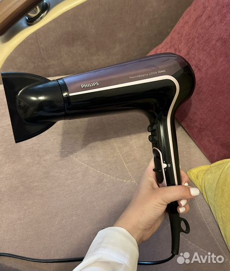 Фен philips ThermoBalance 2200W ionic