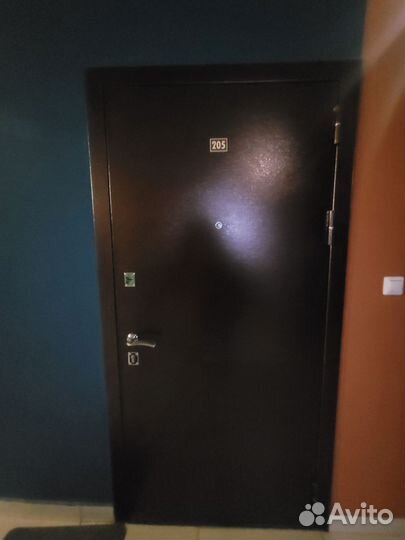 Дверь входная металлическая от застройщика