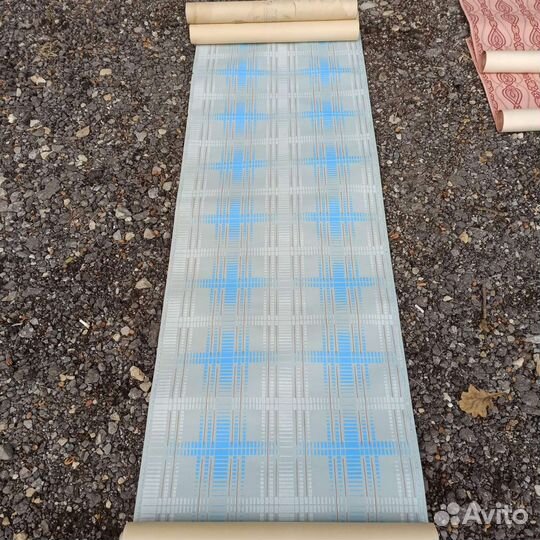 Обои бумажные ретро. Длина 18 м, ширина 59 см