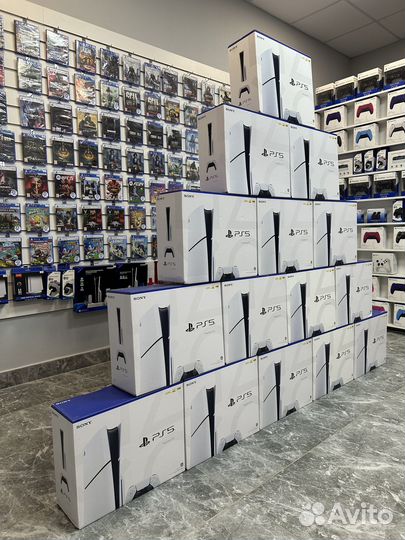 Sony PlayStation 5 Slim 1Tb (Новые) + 50 игр