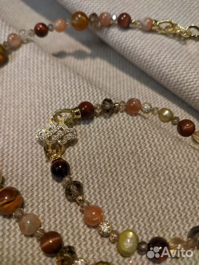 Ожерелье браслет,комплект