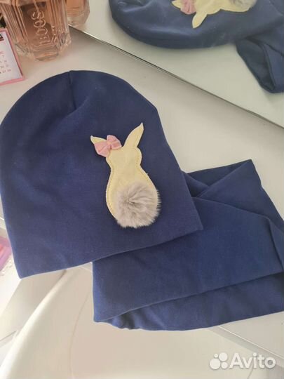 Шапочка и снуд для девочки