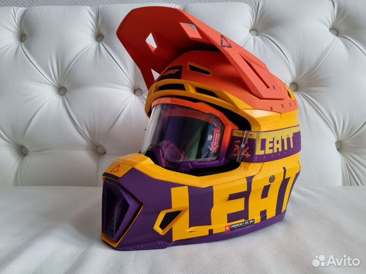 New Helmet Kit Шлем Leatt Moto 7.5 V23 Orange