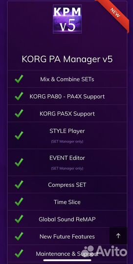 Set Korg pa pa3x-pa4x-pa1000-pa 5x