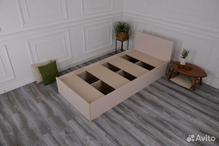 Кровать односпальная с матрасом 80х200 Милена