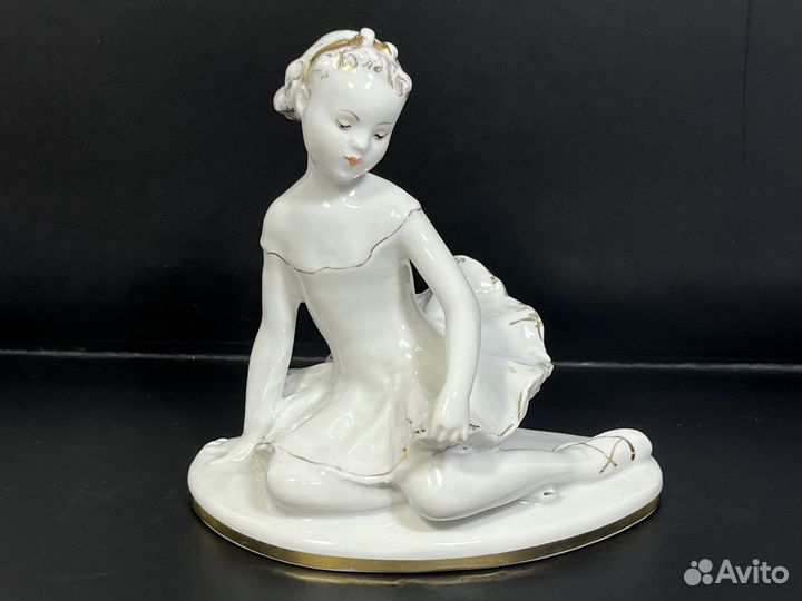 Статуэтка Юная балерина Машенька, лфз, СССР