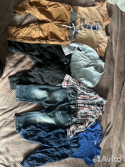 Детские вещи пакетом на мальчика 74 80