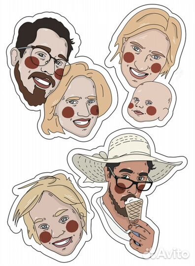Набор наклеек стикерпак