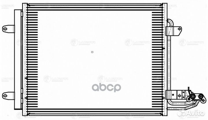 Радиатор кондиц. для а/м VW Caddy (04) /Touran