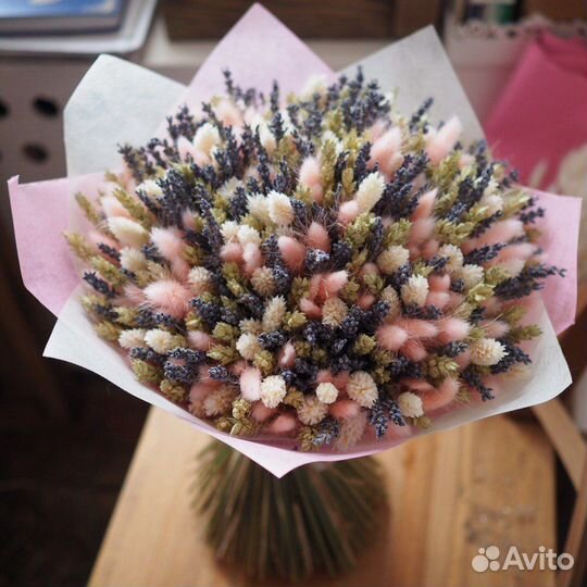 Букеты из сухоцветов
