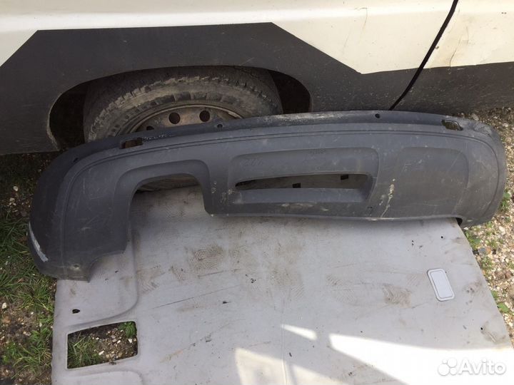 Юбка заднего бампера Ауди Q3