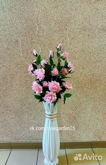 Цветы искусственные композиция напольная