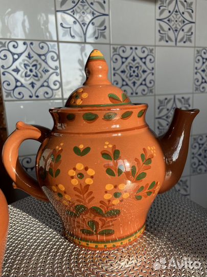 Заварочный чайник и чайница