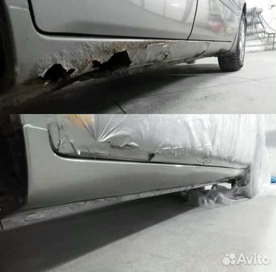 Пороги на Hyundai Getz Хендай Гетц кузовные