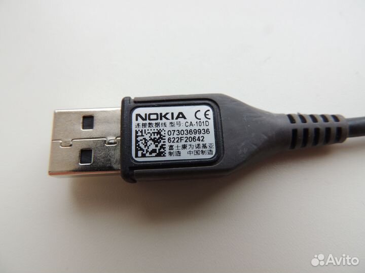 Кабель micro USB “Nokia CA-101D”, 21 см, оригинал