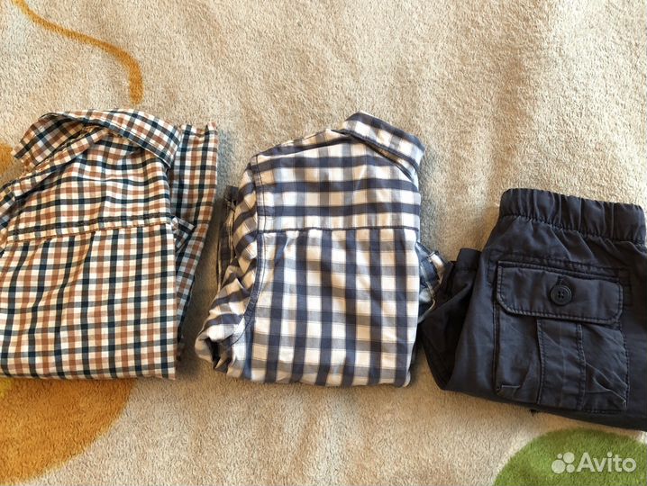 Рубашки Zara, Rebel, Waikiki, шорты Mango