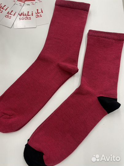 Носки красные мужские/ женские