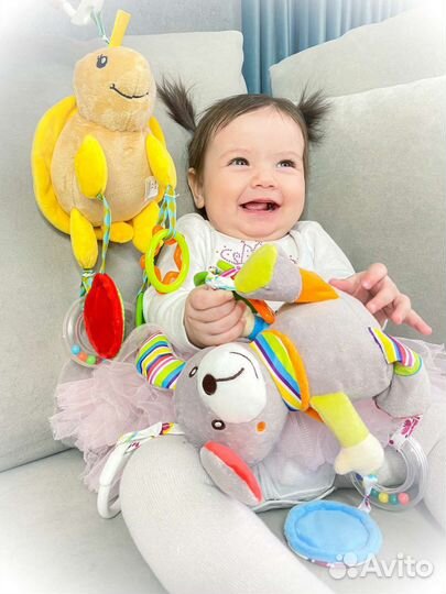 Игрушки погремушки подвесные набор 3 шт