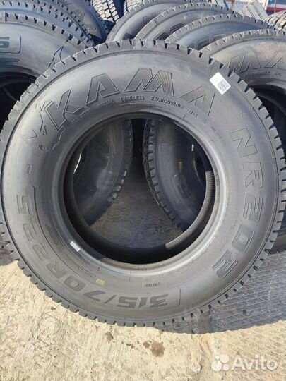 Новые шины 315/70 R22.5 Кама NR 201