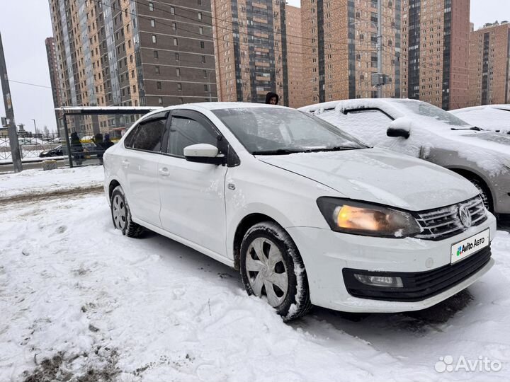 Volkswagen Polo 1.6 AT, 2016, 350 000 км