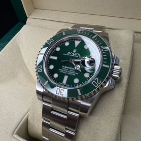 Часы rolex submariner hulk 116610LV 40mm 3135