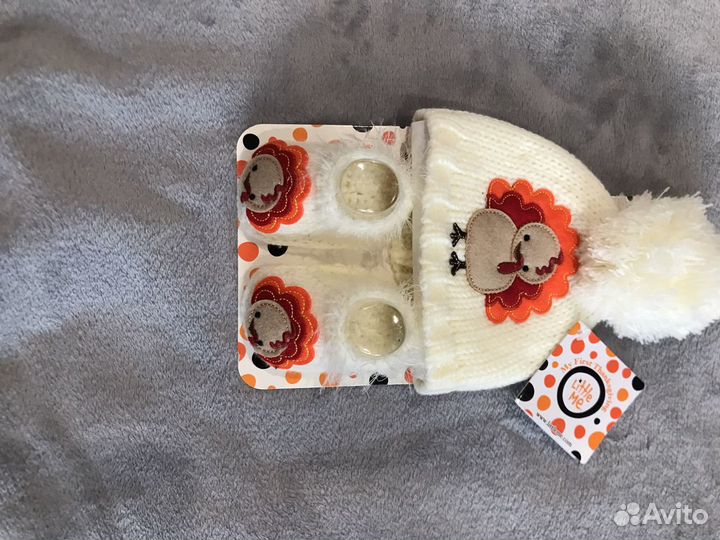 Шапочка с пинетками