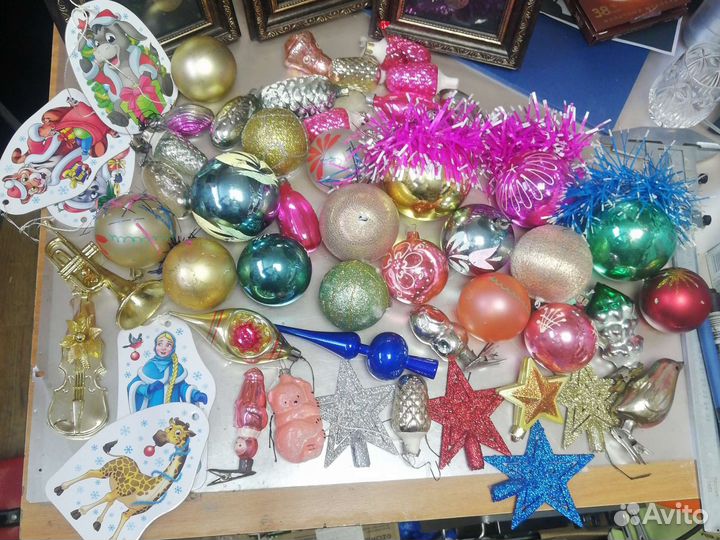 Елочные игрушки СССР