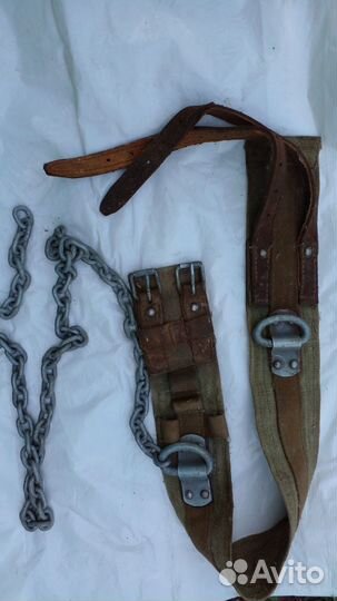 Монтажный (страховочный) пояс СССР