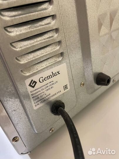 Мини-печь Gemlux GL-OR-1538LUX