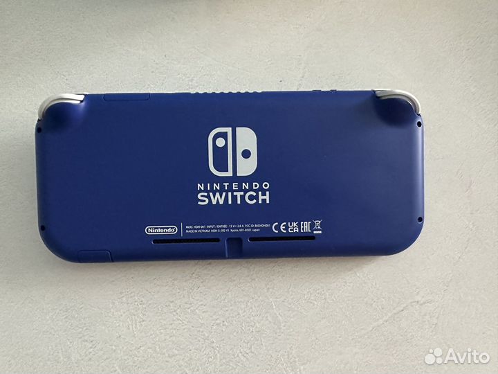 Чипованная Nintendo switch lite blue 128gb