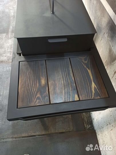 Мангал в стиле лофт