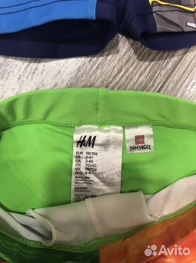 Плавки детские