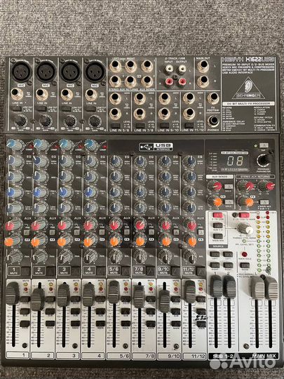 Микшерный пульт behringer xenyx X1622USB