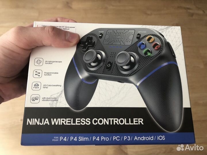 Геймпад для ps4/slim/pro/pc/ps3/android