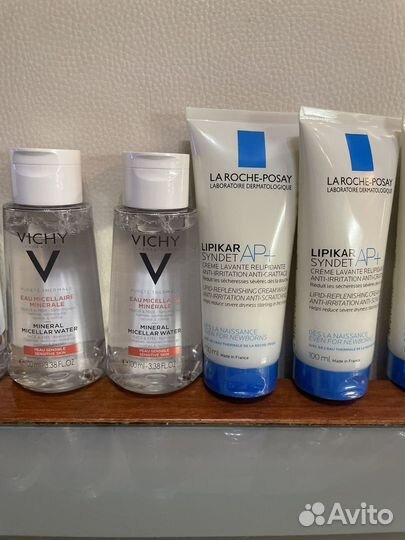 Мицелярка Vichy и гель La Roche Lipikar новые