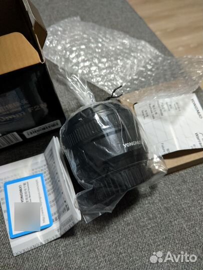 Объектив yongnuo 35mm f2 nikon