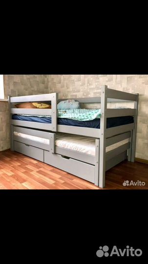 Детские кроватки Соня одноярусная,двухъярусная