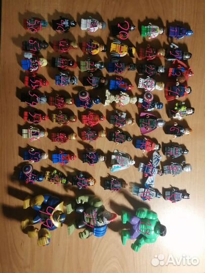 Lego minifigures marvel