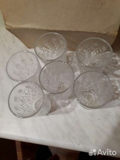 Хрустальные стопки СССР