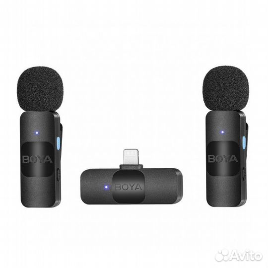 Беспроводная микрофонная система boya BY-V2 Lightn