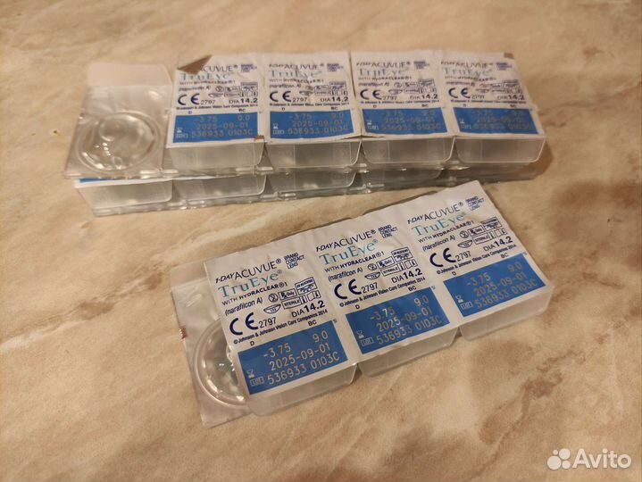 1-DAY acuvue TruEye D - 3,75 BC 9