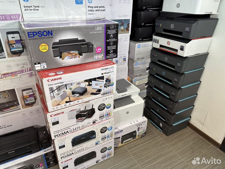 Опт принтеры мфу HP epson canon