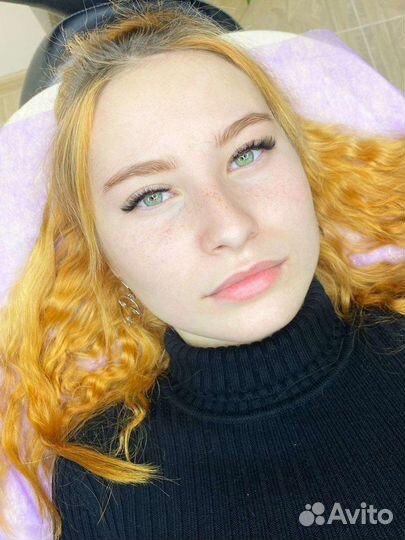 Наращивание ресниц) /коррекция бровей