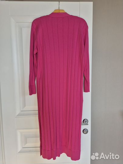 Кардиган длинный и платье комплект