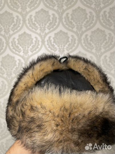 Мужская зимняя меховая шапка ушанка