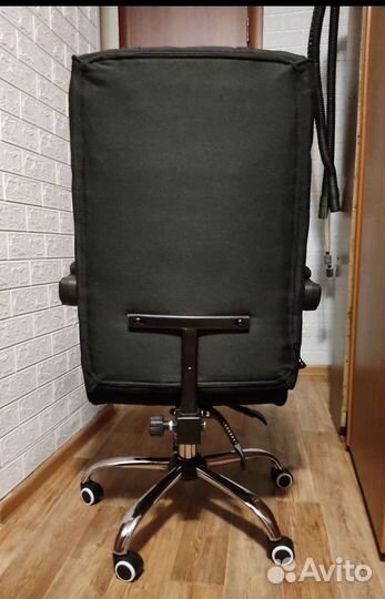 Кресло офисное с массажем, ткань, новое