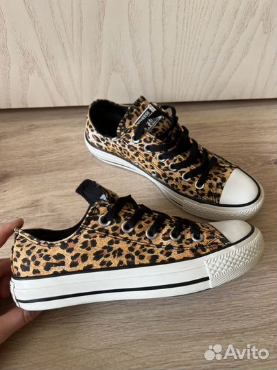 Кеды converse леопард