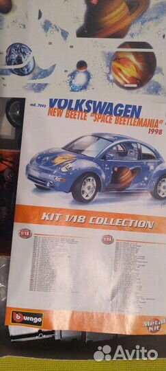 Burago volkswagen Space beetlmania 1998