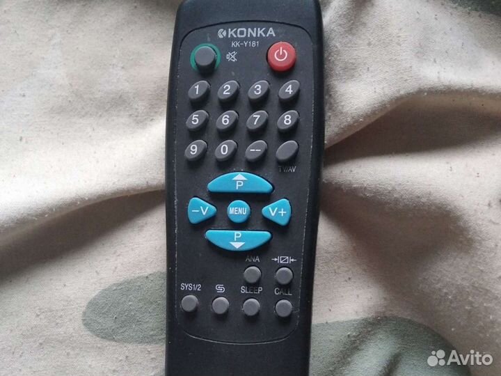 Пульт ду на тв, konka, новый.модель пульта кк-Y181